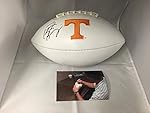 Peyton Manning Autographed Signed Tennessee Volunteers Logo Football Side Manning #ed Hologram