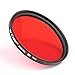 K&F Concept 67mm 9pcs Round Full Color Filter Set Orange Blue Grey Red Green Brown Yelow Purple Pink Lens Accessory Filter Kit + Filter Pouch