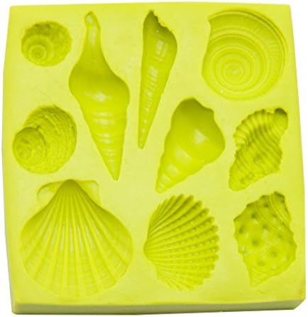 Silicone Fondant Mould, Seashells Silicone Cake Mould Sugarcraft Candy Mold DIY Cake Decorating Tools