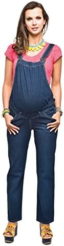 Torelle - Soft Denim Maternity Bib Overalls Pregnancy Denim Overalls Maternity wear