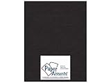 Paper Accents Chipboard 8 1/2 x 11 in. Extra Heavy Black (25 sheets)