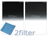 Lee Filters Soft Edge Filter Twin Pack - Includes Lee 4x6 Graduated ND 0.6 Soft Edge and Lee 4x6 Graduated ND 0.9 Soft Edge Filters, included 6x7 Wyndham Digital Microfiber cloth!