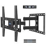 Mounting Dream TV Wall Mounts TV Bracket for Most 32-55 Inch Flat Screen TV Mount Bracket, Full Motion TV Wall Mount with Swivel Articulating Dual Arms, Max VESA 400x400mm, 66 LBS Loading MD2378