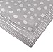 Changing Pad Cover Set | Cradle Sheet 2 Pack 100% Jersey Cotton Grey Abstract Stripes and Dots by Ely's & Co