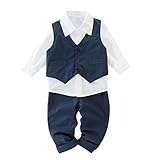May's Kids Boys' Waistcoat Long Sleeves Shirts