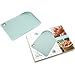 Plastic Cutting Board for Kitchen - Small Chopping Board for Meat, Chicken, Vegetable, Fruit - Plastic Cutting Board with Grip Handle and Draining Holes - Dishwasher Safe - RV Kitchen Accessories