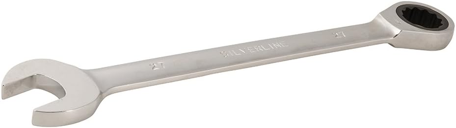 Silverline 589682 Fixed Head Ratchet Spanner 27 mm