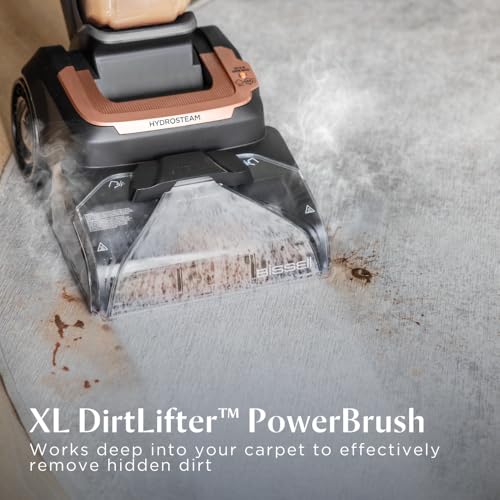 BISSELL PowerWash HydroSteam™ 4201K – Carpet & Upholstery Cleaner with HydroSteam™ Technology, Steam Pretreat Mode, XL DirtLifter PowerBrush & Easy-Clean Brush Roll | 2-Year BISSELL Warranty