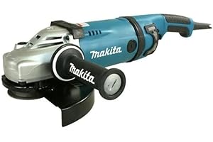 Makita 9" Angle Grinder with Trigger Switch Lock-On, Torque Limiter, Labyrinth Construction, Dust Protection, Ergonomic Grip