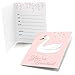 Big Dot of Happiness Swan Soiree - Fill In White Swan Baby Shower or Birthday Party Invitations (8 count)