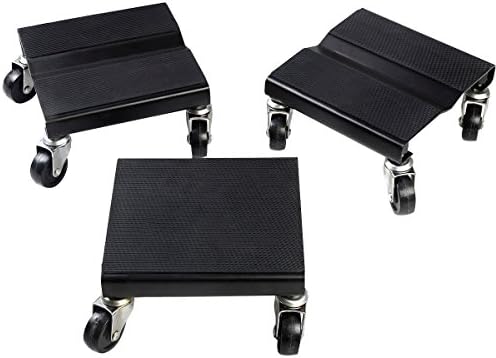 1500 LBS Snowmobile Roller Set 3Pcs. Dolly Storage Dollies Mover