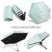 Mini Travel Umbrella Compact Small Purse Umbrella for Women Sun Rain Umbrellas Mint Green