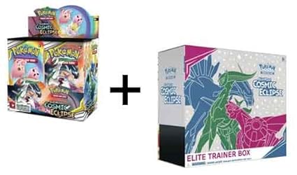 Amazoncom Pokemon Tcg Cosmic Eclipse Booster Box Elite