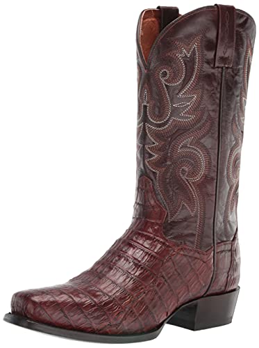 Dan Post mens Bayou Square Toe Cowboy Western Boot, Brass, 8 US