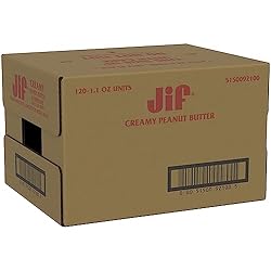 Jif Creamy Peanut Butter, Portion Control, 1.1