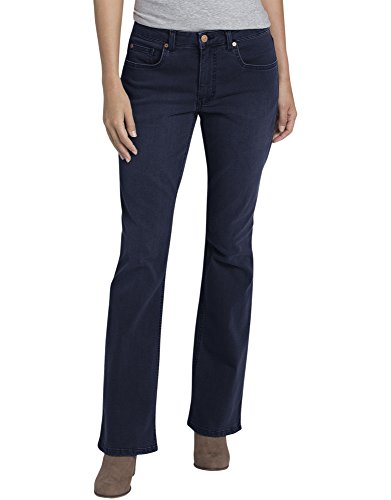 Dickies Women's Perfect Shape Denim Jean-Bootcut Stretch