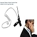Arama Covert Acoustic Tube Radio Earpiece Transparent Security Headsets with PTT/VOX for Midland 2 Way Radio 2 Pack (B201VL02)