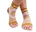 BLITZU Compression Socks for Plantar Fasciitis, Achilles Tendonitis, Arthritis Relief, Ankle Brace Compression Sleeve with Foot Arch Support, Ankle Wrap for Women, Men, Swelling & Heel Pain Nude S-M