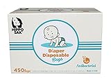 Hippo Sak® Antibacterial Diaper Disposal Bags with Controlled Life Plastic, 450 Count