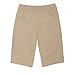 French Toast Boys' Little Pull On Stretch Short, Khaki, 6