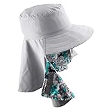 Samtree Women's Sun Protection Hats,Lightweight Fast Dry Foldable Outdoor Flap Hat