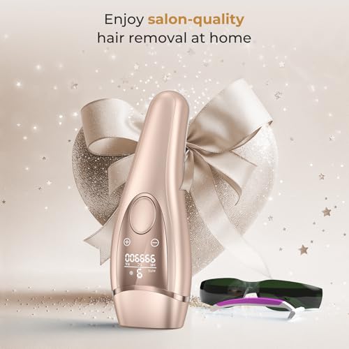 Deplite 21J Epilatore Luce Pulsata con Funzione di Raffreddamento, Epilatore Laser indolore per Donna e Uomo, 9 Livelli di Energia, 999,900 Flashes Luce Pulsata IPL per, Corpo, Ascelle, Bikini