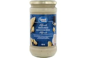Greatt Value Creamy Alfredo Pasta Sauce, 410 mL – Rich and Smooth White Sauce for Pasta, Pizza, and Cooking – Ready to Use Go