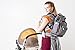 Diaper Bag Backpack - Travel Diaper Bag - Small Diaper Bag - Baby Diaper Backpack - Newborn Diaper Bag for Girls Boys - Maternity Nappy Bag for Women Men - Dad Diaper Bag Organizer Grey - Bookbag