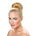 Hair-so? Massive 6 Inches Wide Big Hair Doughnut Bridal Wedding Hollywood Style Ring - Choose Colour- Brown, Black or Blonde (Brown)