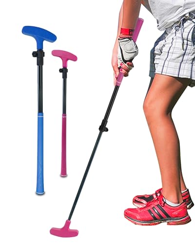KOFULL Golf Putter 4 or 2 PCS, Mini Golf Putter Adjustable to Perfectly Height, Retractable Shaft, Two-Way Putters for Right or Left Handed, Suitable for Family Golf Putting Game, 21–36 inches