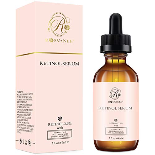 ROSVANEE-Retinol-Serum-for-Face-60ml-High-Strength-with-25-Retinol-Hyaluronic-Acid-Vitamin-C-E-Anti-Aging-Facial-Serum-for-Skin-Repair-Acne-Scar-Dark-Spot-Fine-Line-and-Wrinkles