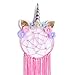 QtGirl Unicorn Dream Catcher for Kids, Dream Catcher Wall Hanging Decoration for Girls Gifts Baby Shower