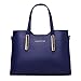 Fashion Road PU Leather Womens Shoulder Bags Top-Handle Handbag Tote Purse Bag Dark Blue