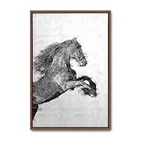 Framed Canvas Wall Art Animals, Flowers, Birds Canvas Prints Home Artwork Decoration for Living Room, Bedroom - 16x24 inches