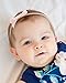 5 Baby Girl Hair Bows on Nylon Headbands | Improved Band Size | 2