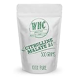 Citrulline Malate Powder 500 g (167 Servings) - Bulk Pre Workout Sports Nutrition - L-Citrulline Complex Supplement - Natural Unflavored