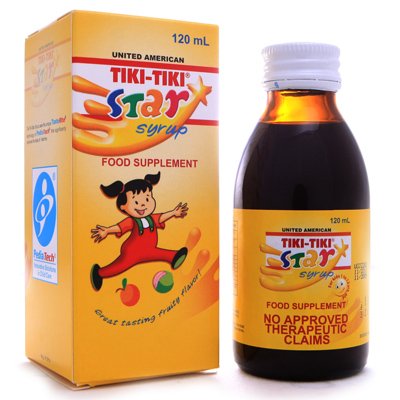 2 Tiki-Tiki Star Plus Syrup 2 x 120ml