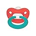 NUK Juicy Puller Silicone Pacifier in Pink/Aqua, 6-18 Months