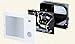 Broan-NuTone 170 Wall Heater, Painted Grille, 500/1000 Watt 120 VAC, White Enamel Steel