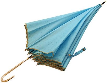 memberr Shui Yubo Point Hot Gold Wave Edge Gold Leather Handle UV Umbrella Long Handle Sunny Umbrella