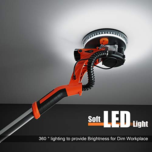 Goplus Drywall Sander, 750W Telescopic Electric Sander Machine w/Dust