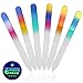 Bona Fide Beauty Genuine Czech Crystal Glass Nail Files - Gentle Nail Care - Designed for Regular Use - File in Any Direction