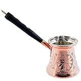 Copper Turkish Coffee Pot Cezve Stovetop Coffee Maker Ibrik Briki Jazwa Jazva