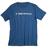 BMW Genuine Motorcycle Motorrad Men Classic T-Shirt Tee Shirt Blue L Large