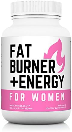FAT BURNER + ENERGY FOR WOMEN Carb Blocker &amp; Metabolism Booster, Designed Specifically for Women Wanting To Cut Excess Fat Fast; #1 Lipolysis Blend: Bioperine, L-5- HTP, Panax Ginseng &amp; More!