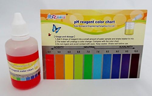 LARGE BOTTLE pH Test Kit Drops-Testing of Hydroponics &amp; liquids. Test pH of liquids! 50 ml