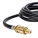 SHINESTAR 12FT RV Propane Quick Connect Hose with 1/4-Inch Male Plug, Propane Extension Hose Kit for Camper, Low Pressure