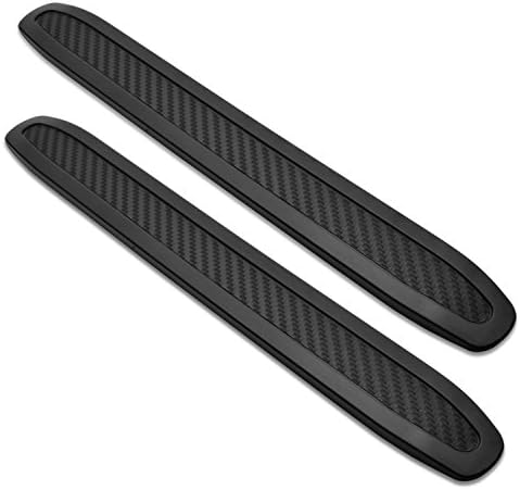 oynyo Universal Black Anti-collision Patch Bumper Guard Strip Anti-scratch Bumper Protector Trim for Cars (2 Pack)