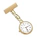 ShoppeWatch Nurses Lapel Pin Watch 24hr Military Time Analog FOB Infection Control Watch GoldTone NW-233