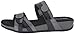 Skechers Women's Palm Springs Dress Sandal, Black/Pewter, 8 M US